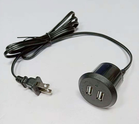 중국 UL는 이중 USB 힘 접합기 회의장 소켓/USB 충전기 소켓을 증명했습니다 협력 업체